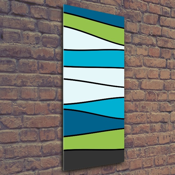 Akrilkép Színes csíkos