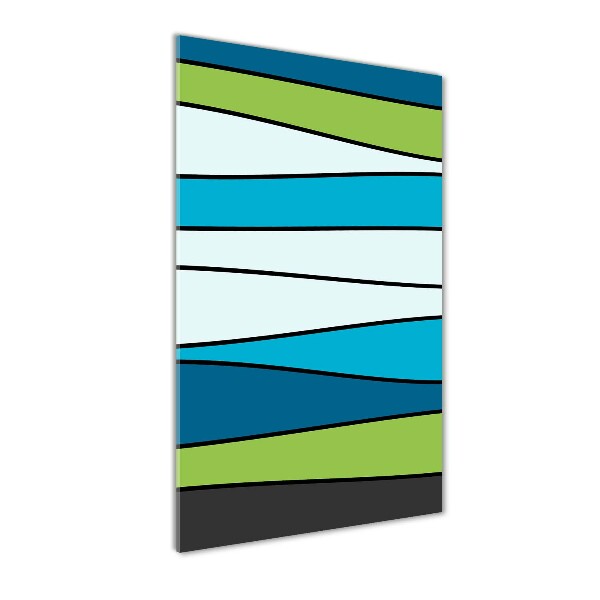 Akrilkép Színes csíkos