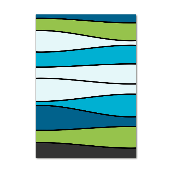 Akrilkép Színes csíkos