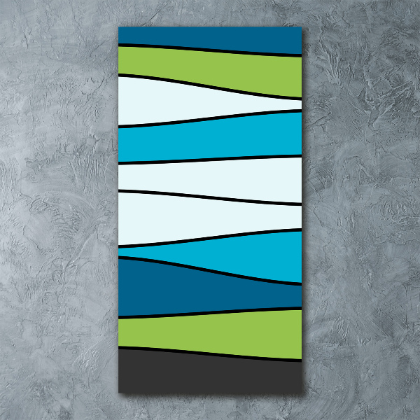Akrilkép Színes csíkos