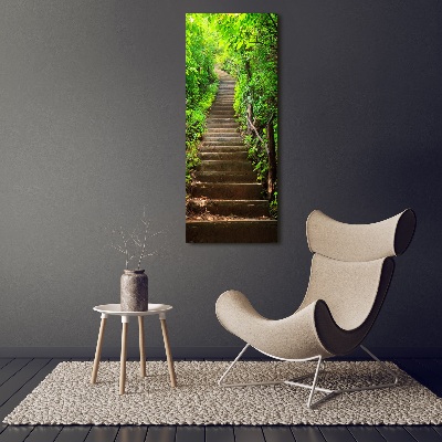 Akril üveg kép Lépcsők az erdő
