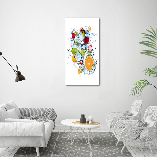 Akril üveg kép Gyümölcs és jég