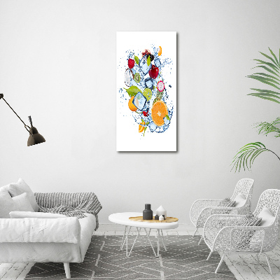 Akril üveg kép Gyümölcs és jég