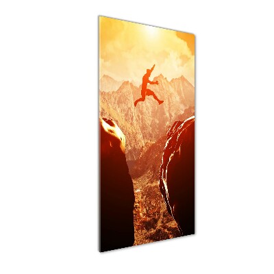 Akril üveg kép Ugrás a szakadékba