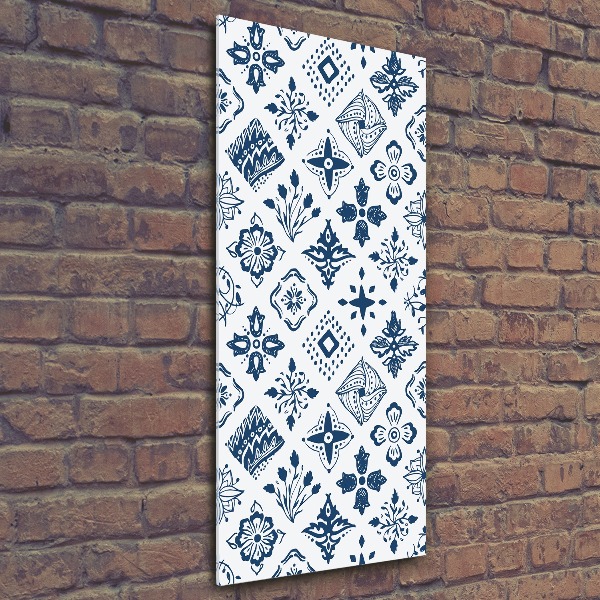 Akrilkép Virágos mintával