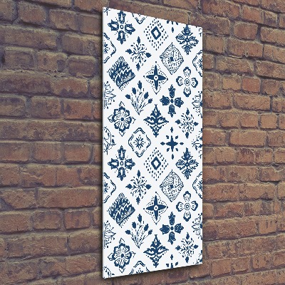 Akrilkép Virágos mintával