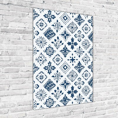 Akrilkép Virágos mintával