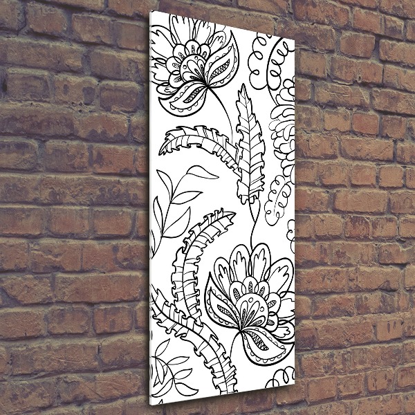 Akrilkép Háttér zentangle