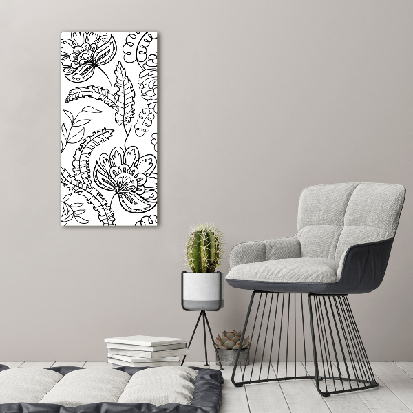 Akrilkép Háttér zentangle