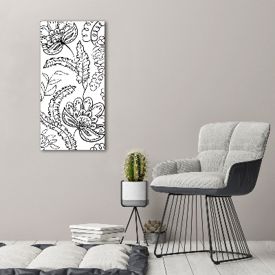 Akrilkép Háttér zentangle