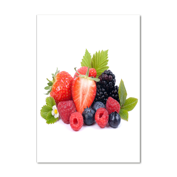 Akril üveg kép Erdei gyümölcsök