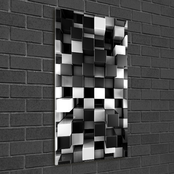 Akrilkép Absztrakció kocka