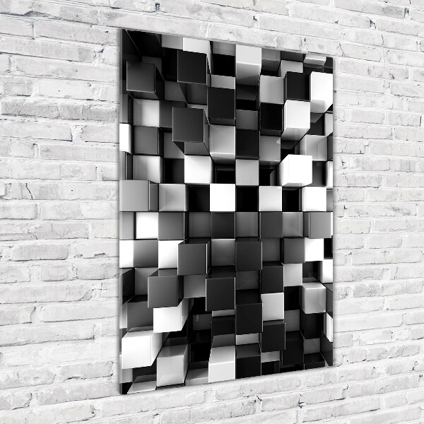 Akrilkép Absztrakció kocka