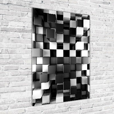 Akrilkép Absztrakció kocka