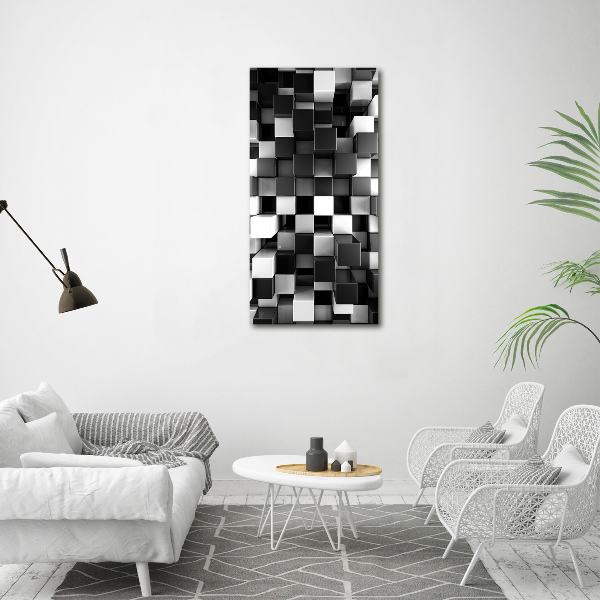 Akrilkép Absztrakció kocka