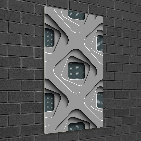 Akrilkép 3d absztrakció