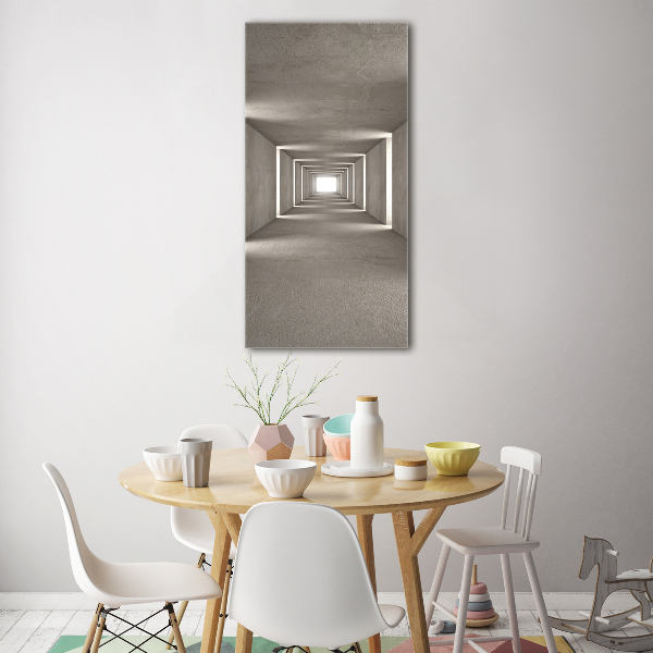 Akrilkép A beton alagút