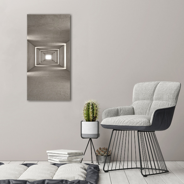 Akrilkép A beton alagút