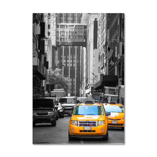 Akrilüveg fotó New york taxi