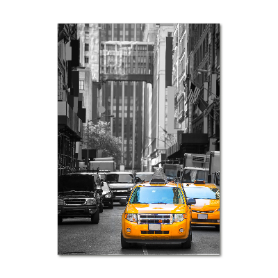 Akrilüveg fotó New york taxi