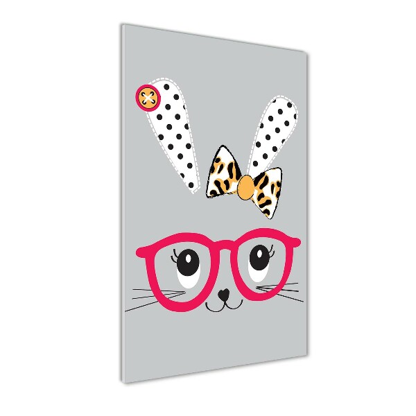 Akrilkép Nyúl szemüveg