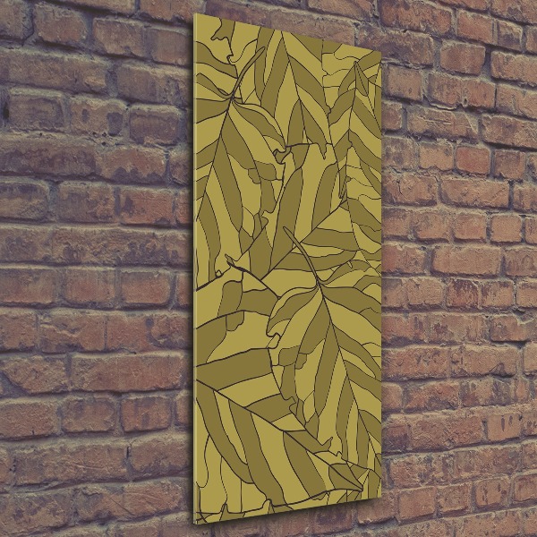 Akril üveg kép A levelek