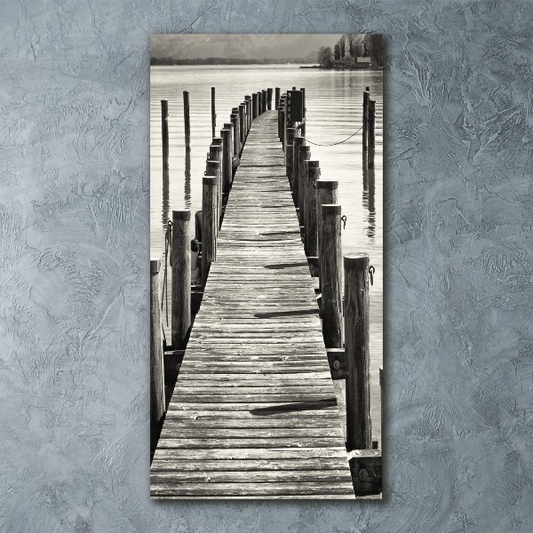 Akril üveg kép Fából készült móló