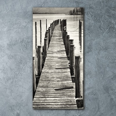 Akril üveg kép Fából készült móló