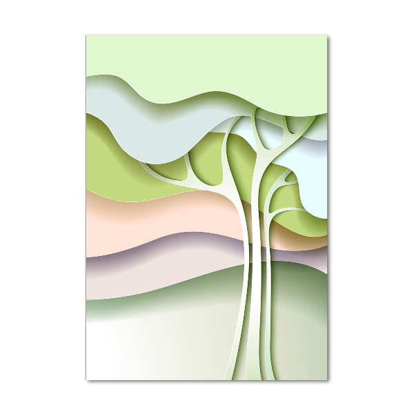 Akrilkép Absztrakt fa