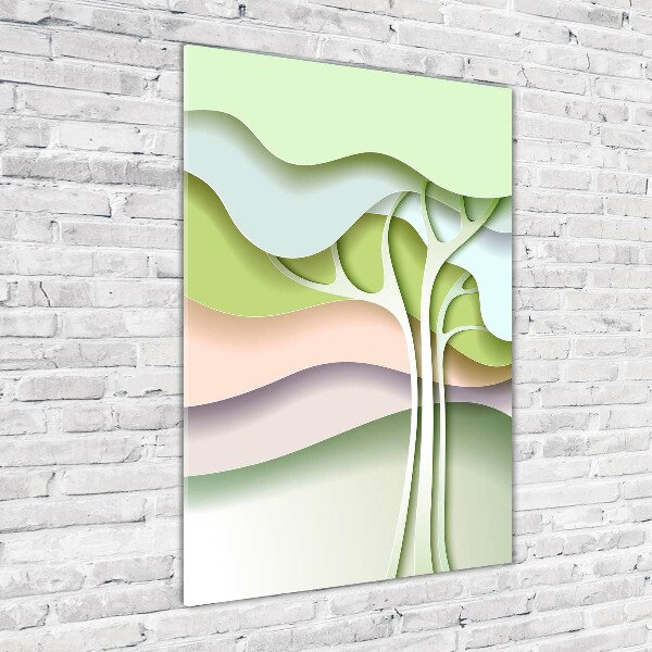 Akrilkép Absztrakt fa