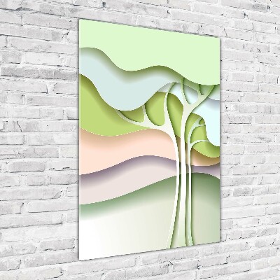 Akrilkép Absztrakt fa