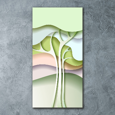 Akrilkép Absztrakt fa