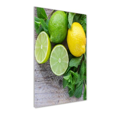 Akril üveg kép Lime és citrom