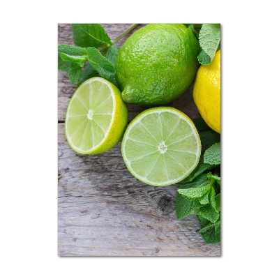 Akril üveg kép Lime és citrom