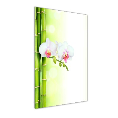 Akrilkép Orchidea és bambusz
