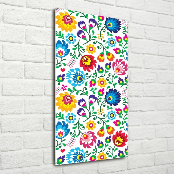 Akril üveg kép Etnikai motívum