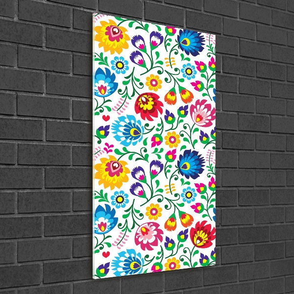 Akril üveg kép Etnikai motívum