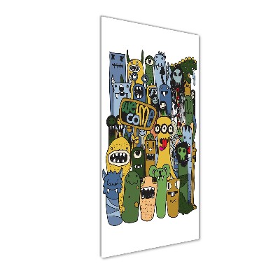 Akrilüveg fotó Crazy szörnyek