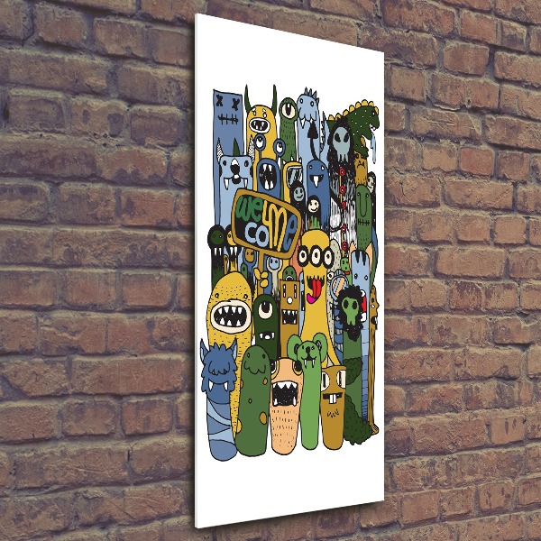 Akrilüveg fotó Crazy szörnyek