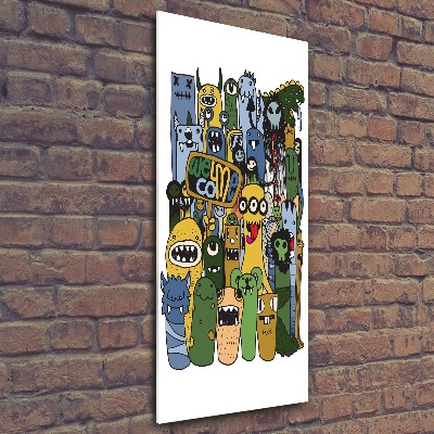 Akrilüveg fotó Crazy szörnyek