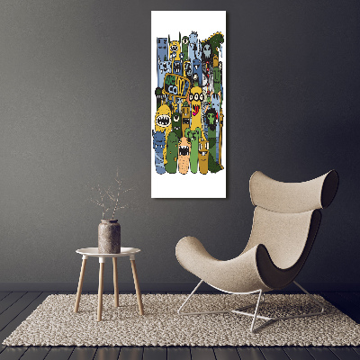 Akrilüveg fotó Crazy szörnyek