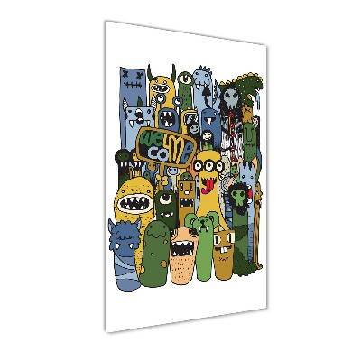 Akrilüveg fotó Crazy szörnyek