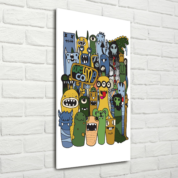 Akrilüveg fotó Crazy szörnyek