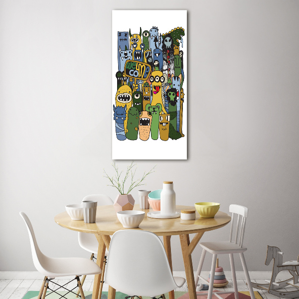 Akrilüveg fotó Crazy szörnyek