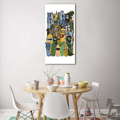 Akrilüveg fotó Crazy szörnyek