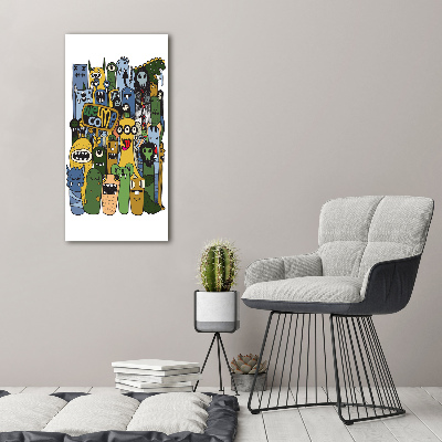 Akrilüveg fotó Crazy szörnyek