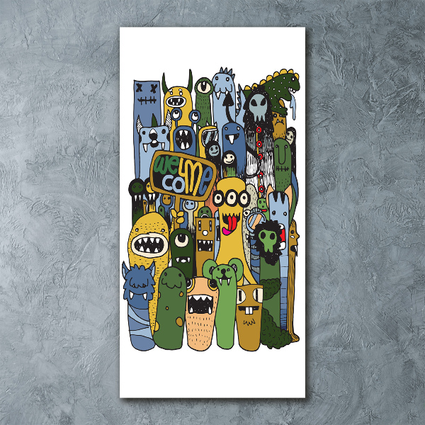 Akrilüveg fotó Crazy szörnyek