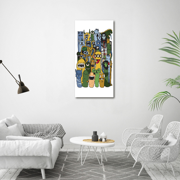 Akrilüveg fotó Crazy szörnyek