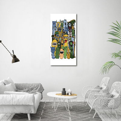 Akrilüveg fotó Crazy szörnyek