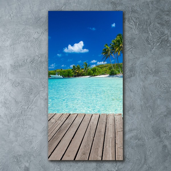 Akril üveg kép Trópusi tengerpart